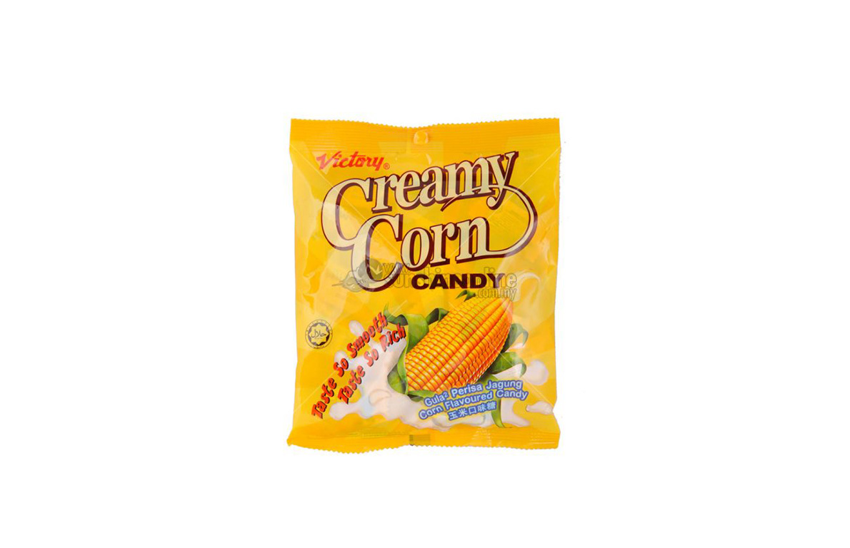 Victory Creamy Corn Candy, Malaysia from 10 Weird and Wonderful Candies